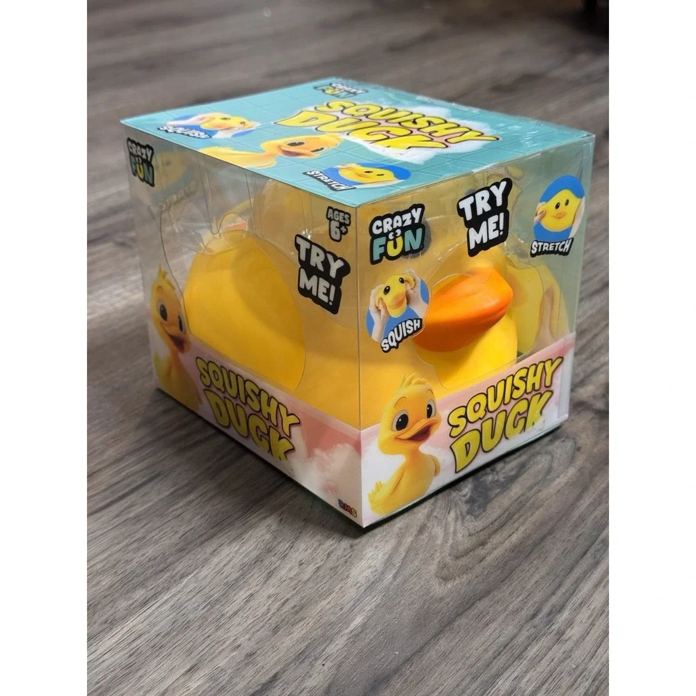 Crazy Fun Jumbo Squishy Duck Squeezy Sensory Toy Viral RMS New Sealed